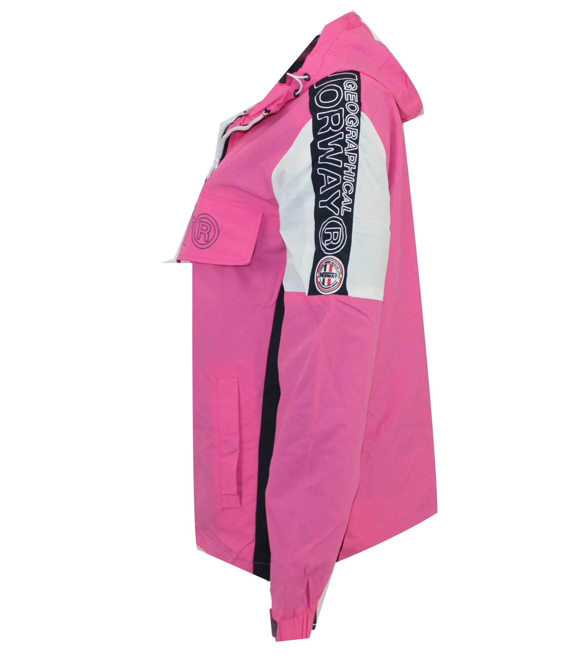 Chaqueta De Niña Astina Half Zip Rosa Llamativo - Image 3